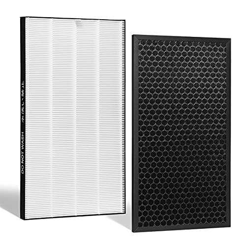 FETION 加湿空気清浄機用 集じんフィルター FZ-GK50HF(1枚) と 脱臭フィルター FZ-GK50DF(1枚)